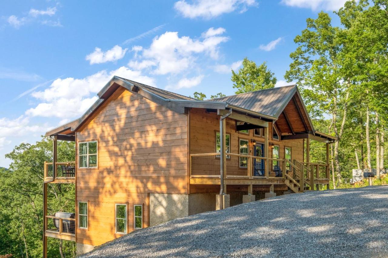 New / 3 King Suites / Sleeps12 / View / 5 Mi To Pf / Hot Tub Sevierville Exterior photo